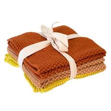 Eco Knitted 3pk Dishcloth